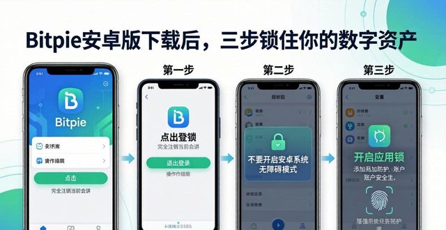 Bitpie安卓版下载后,三步锁住你的数字资产