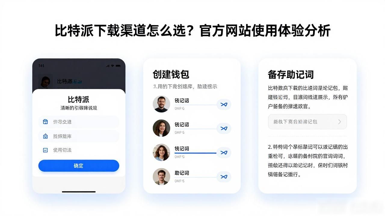 比特派下载渠道怎么选?官方网址使用体验分析