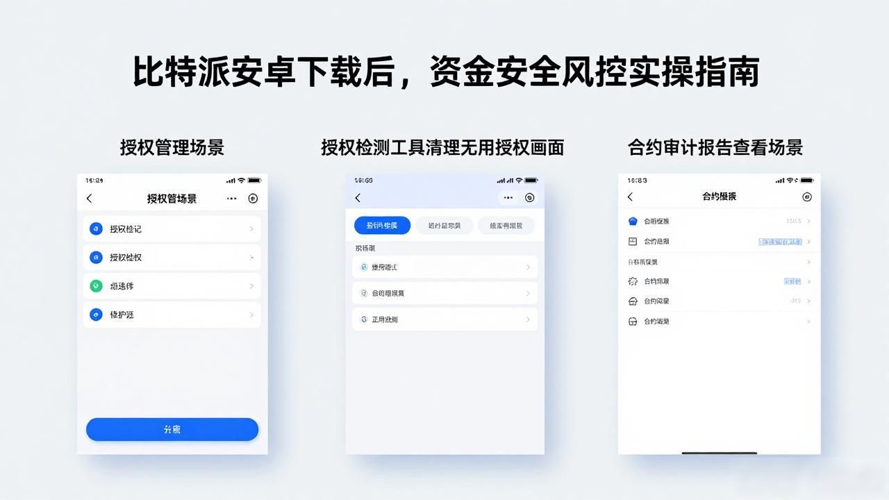 比特派安卓下载后，资金安全风控实操指南