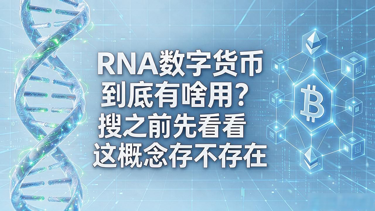 RNA数字货币到底有啥用？搜之前先看看这概念存不存在