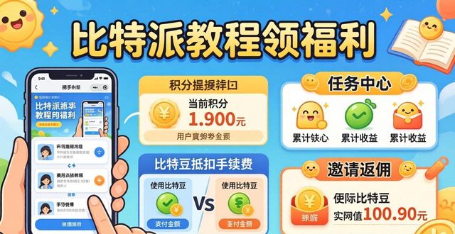 比特派教程教你领福利:三步操作赢用户回馈