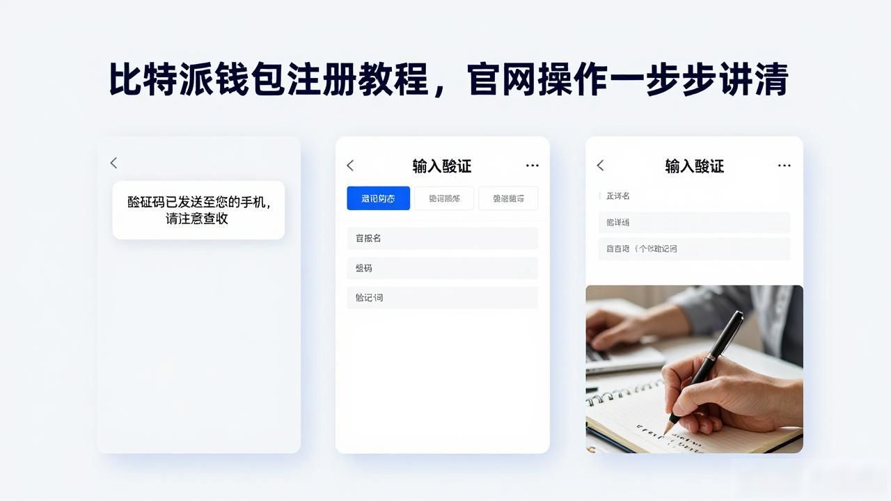比特派钱包注册教程，官网操作一步步讲清