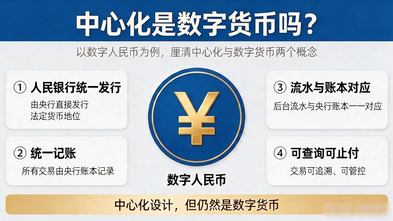 中心化是数字货币吗？搞混了这两个概念，你交的学费就白交了