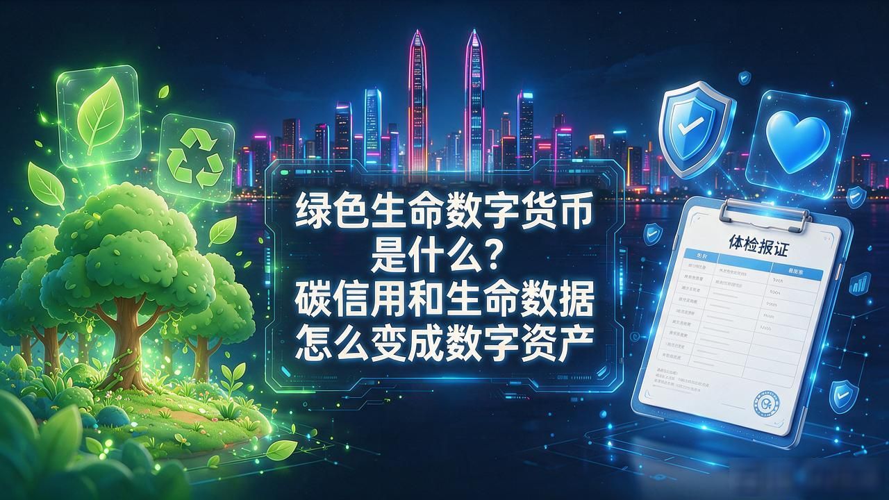 绿色生命数字货币是什么？碳信用和生命数据怎么变成数字资产
