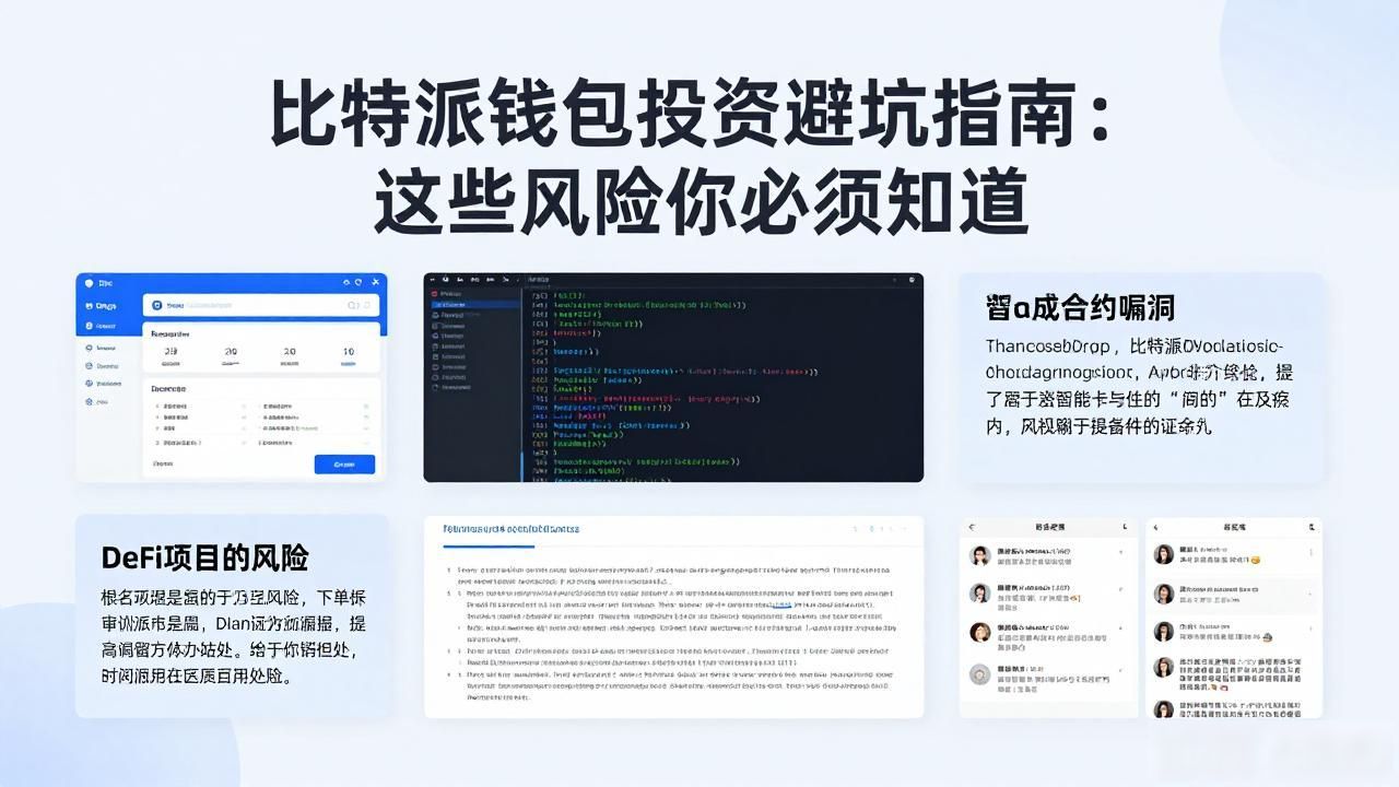 比特派钱包投资避坑指南：这些风险你必须知道