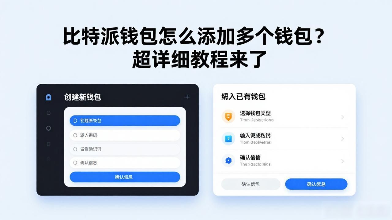 比特派钱包怎么添加多个钱包?超详细教程来了
