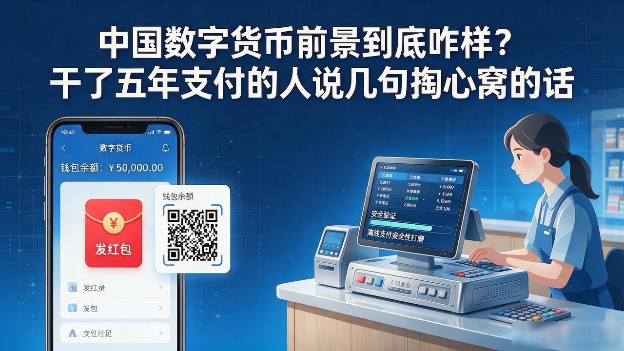 中国数字货币前景到底咋样？干了五年支付的人说几句掏心窝的话