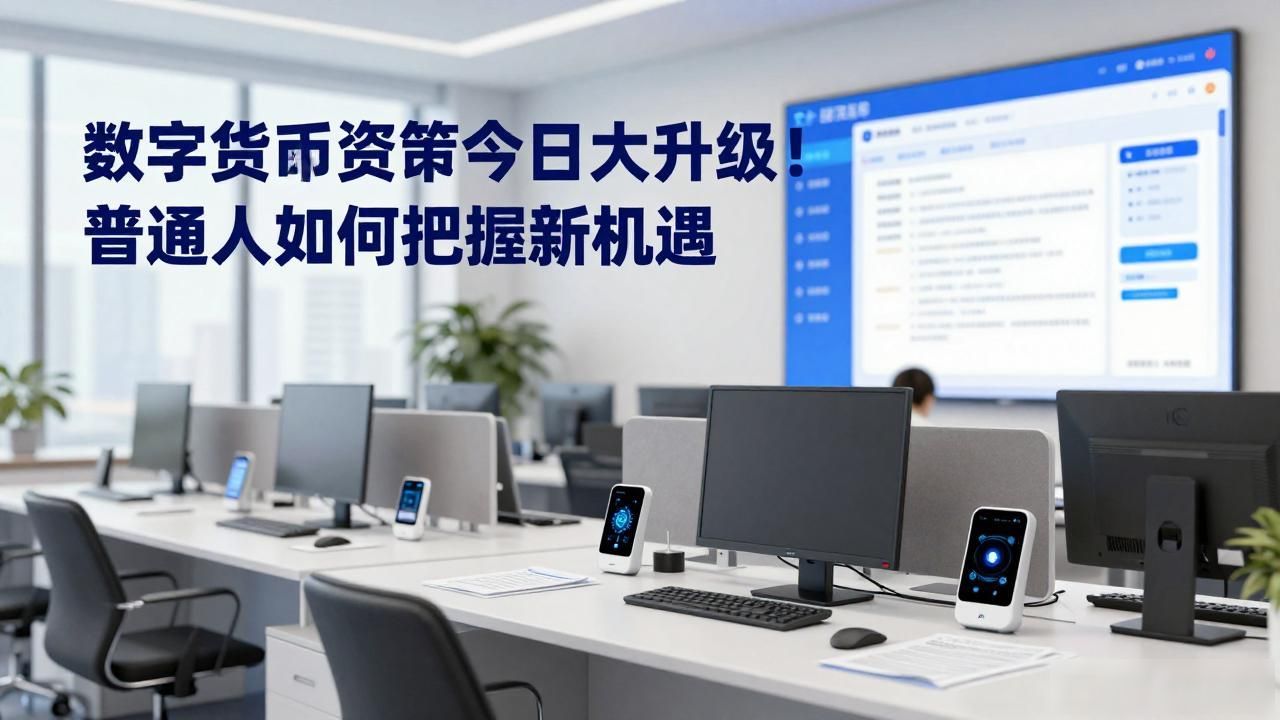 数字货币政策今日大升级!普通人如何把握新机遇