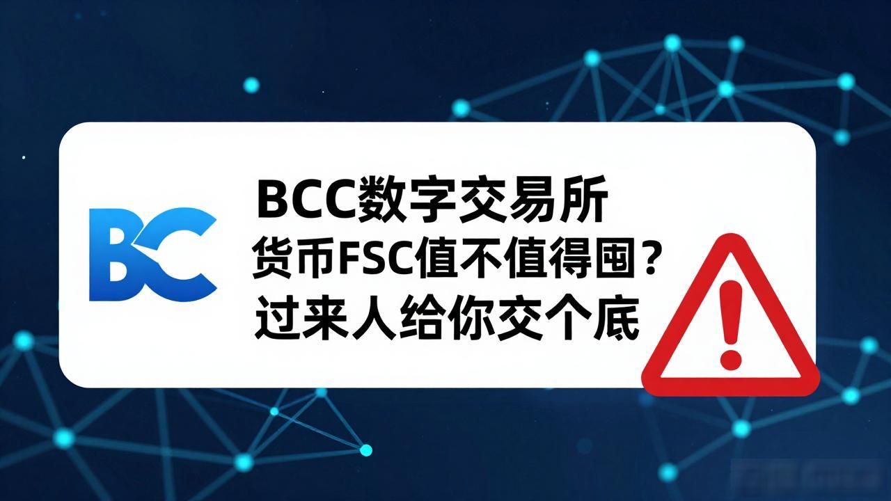 BCC数字交易所货币FSC值不值得囤？过来人给你交个底