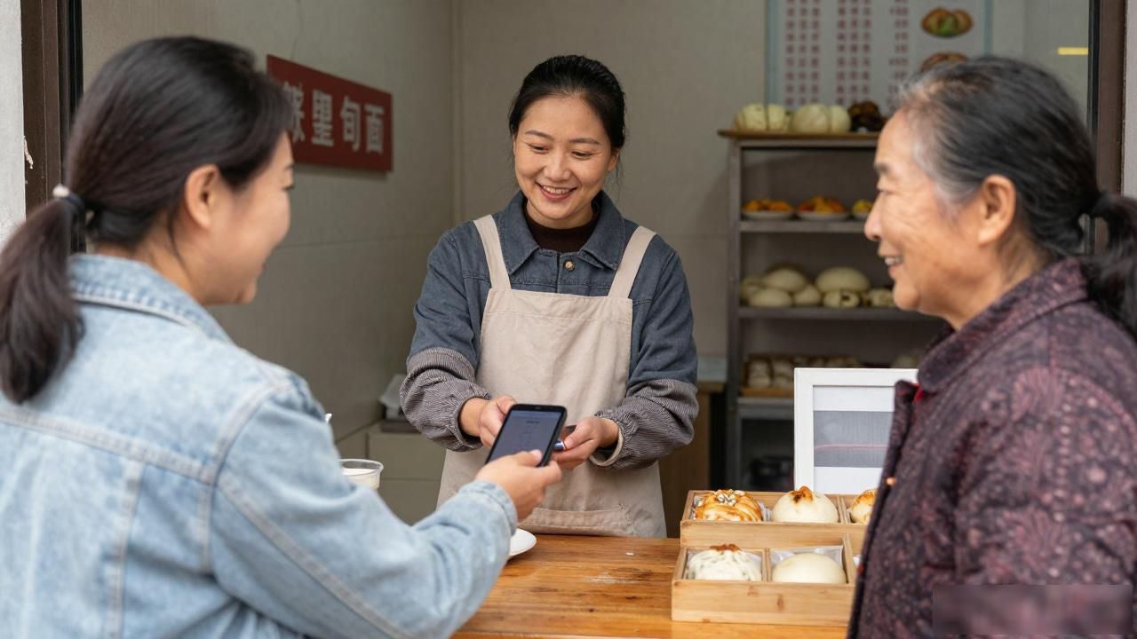 如何用数字人民币买馒头？小店主带你了解日常支付新方式