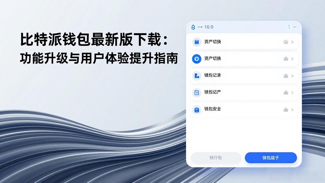比特派钱包最新版下载：功能升级与用户体验提升指南