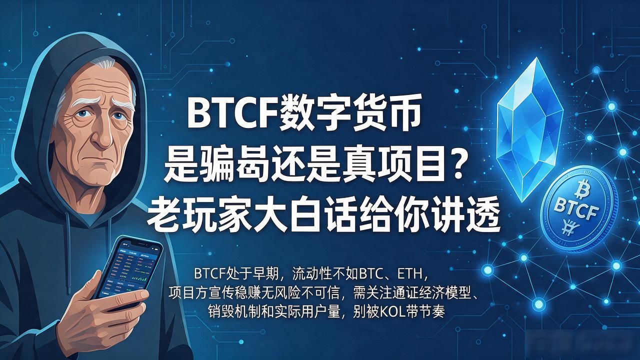 BTCF数字货币是骗局还是真项目？老玩家大白话给你讲透