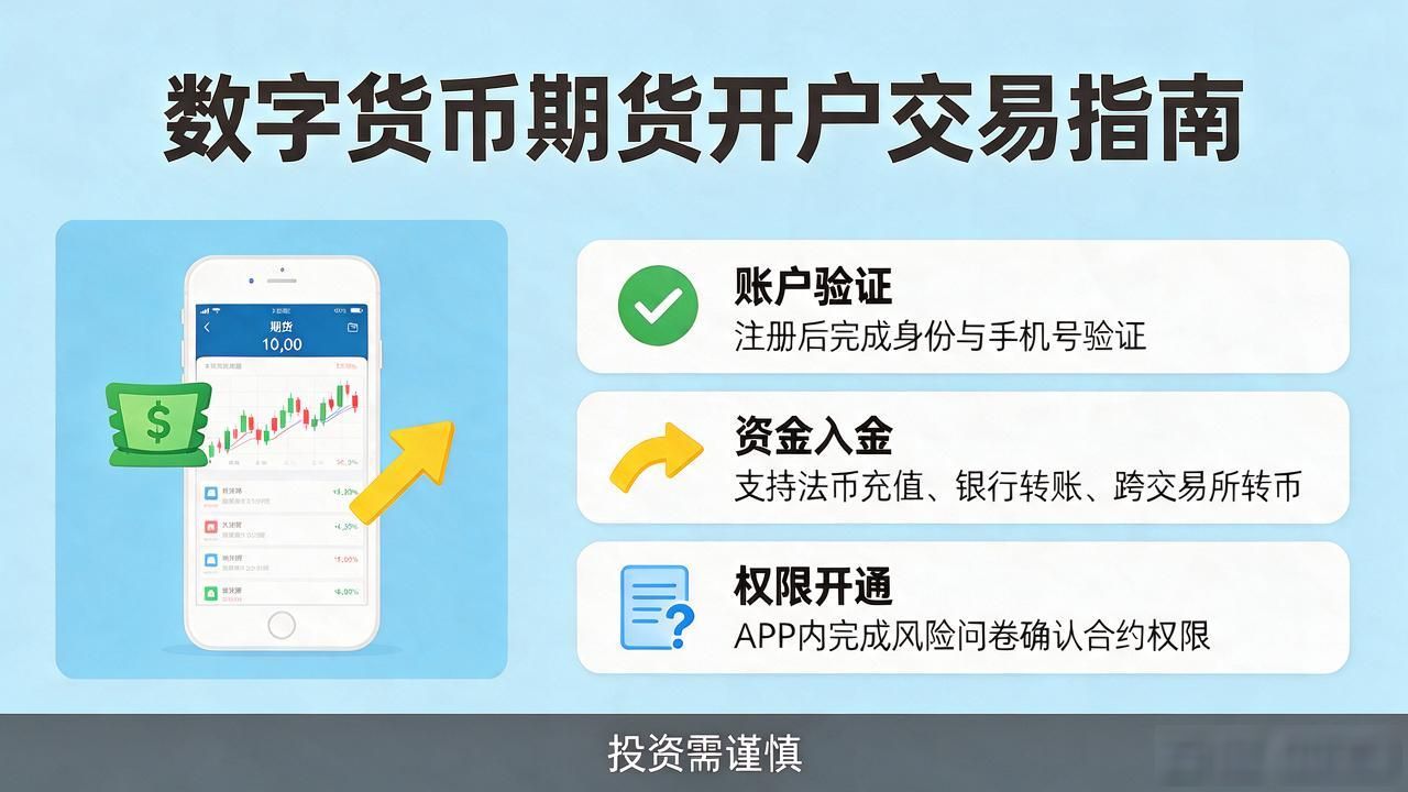 数字货币期货怎么购买？从开户到交易一文搞定