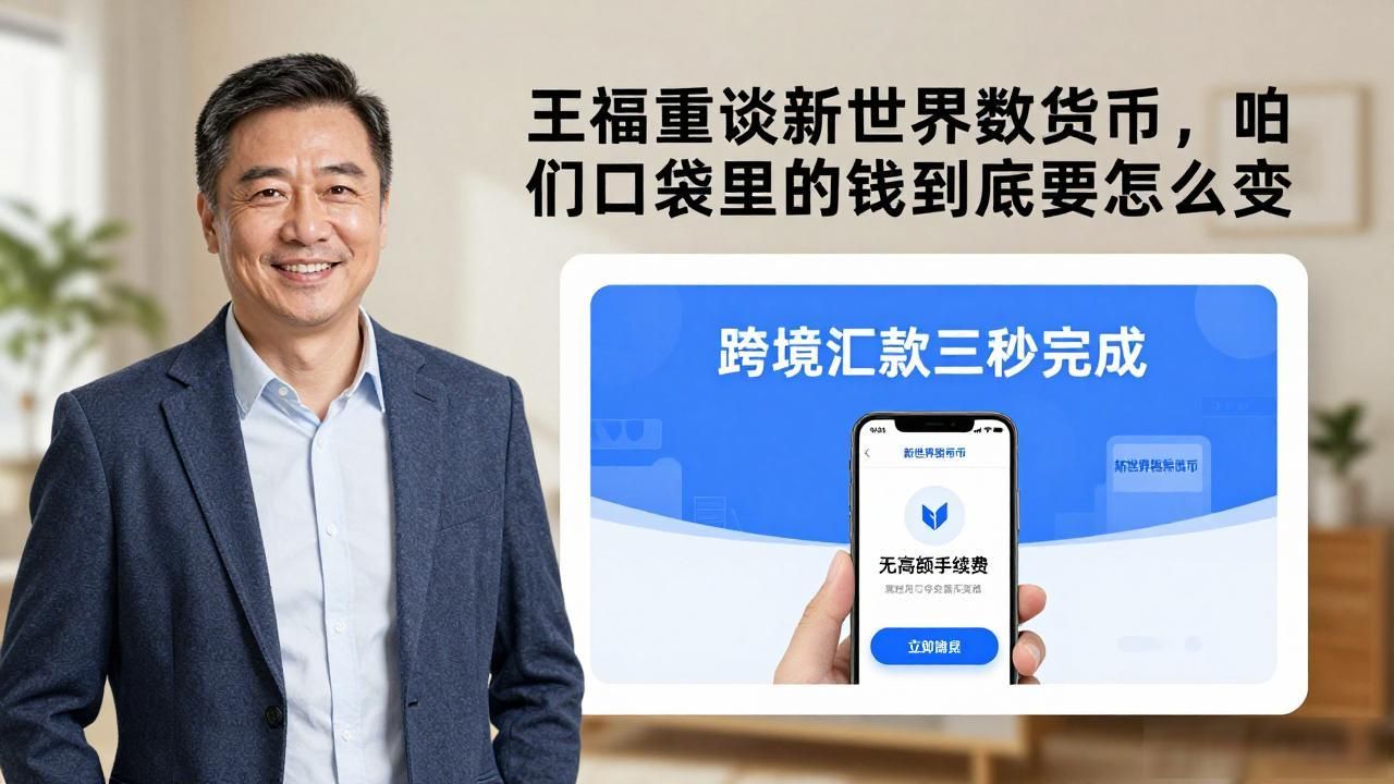 王福重谈新世界数字货币，咱们口袋里的钱到底要怎么变