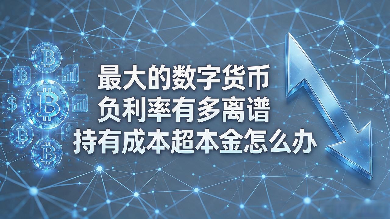 最大的数字货币负利率有多离谱 持有成本超本金怎么办