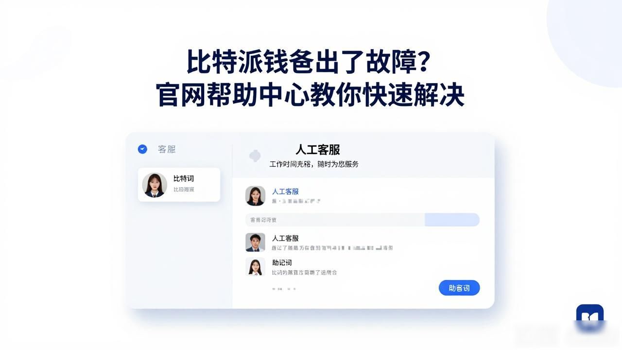 比特派钱包出了故障？官网帮助中心教你快速解决