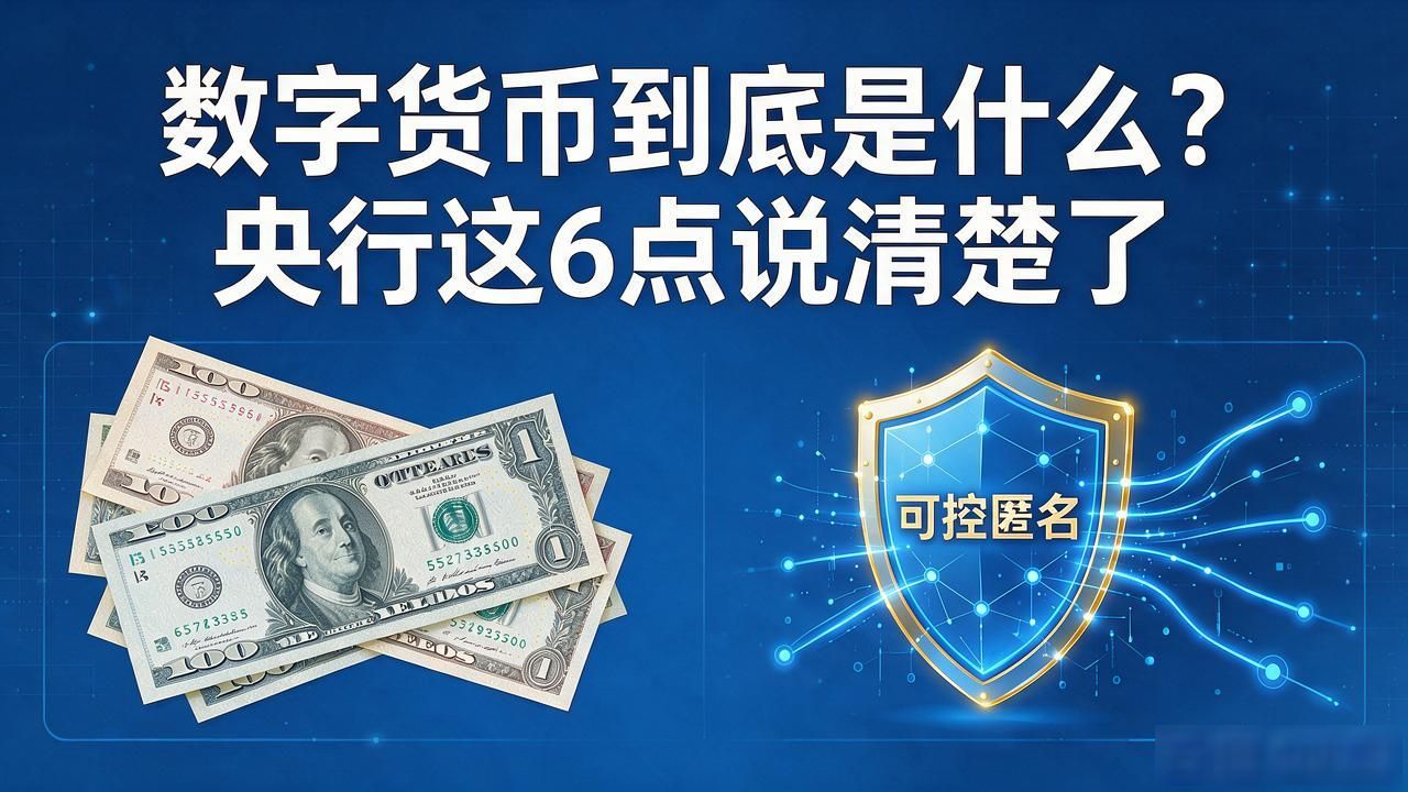 数字货币到底是什么？央行这6点说清楚了