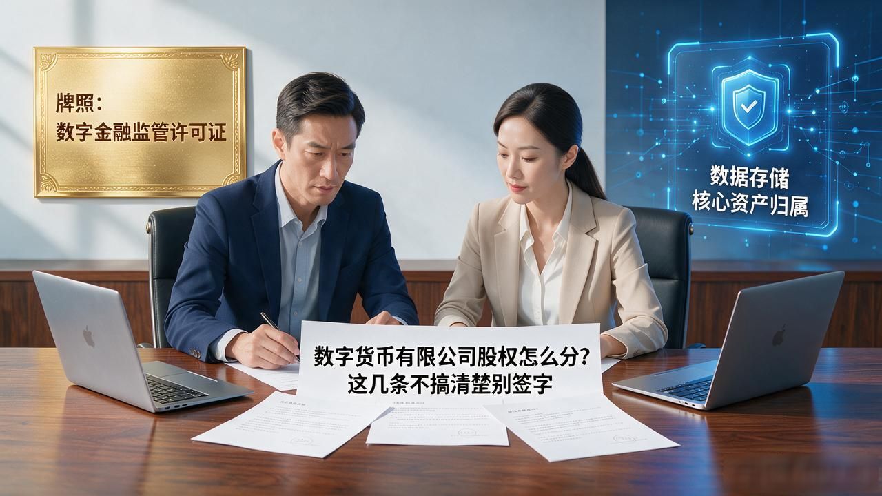 数字货币有限公司股权怎么分？这几条不搞清楚别签字