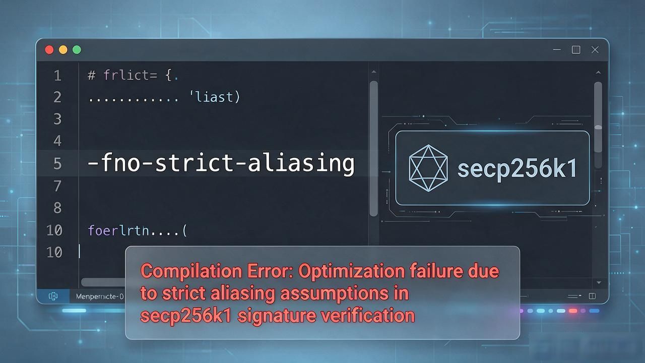 GCC编译数字货币C项目？这几个参数必须调对