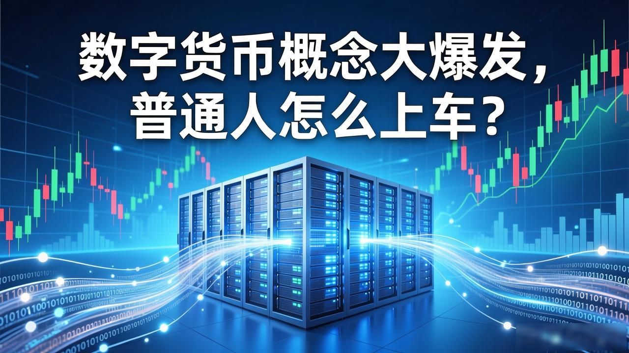 数字货币概念大爆发,普通人怎么上车?