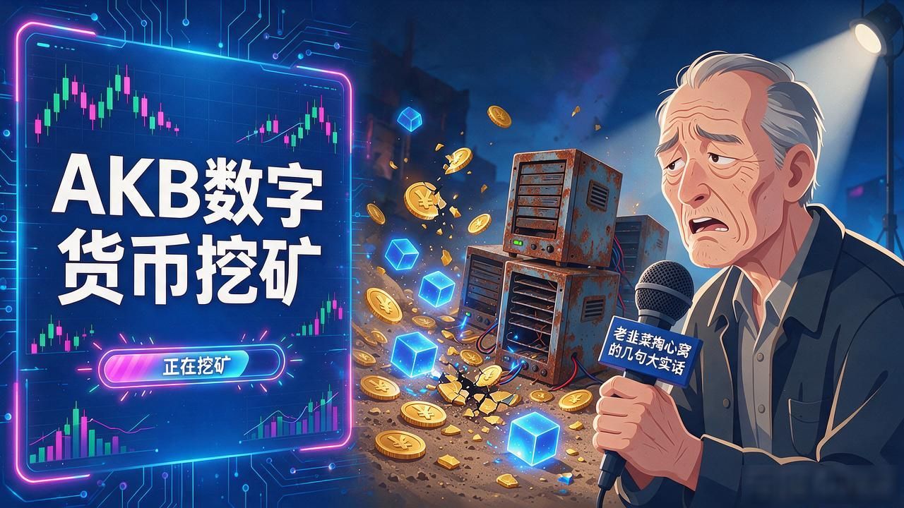 AKB数字货币挖矿靠谱吗？一个老韭菜掏心窝的几句大实话