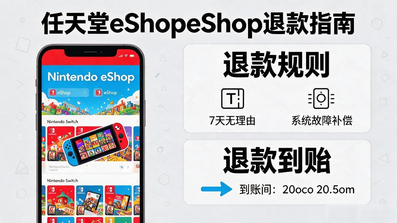 任天堂eShop买错了怎么退钱，退款流程和到账时间全在这