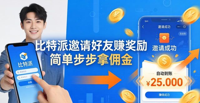 比特派邀请好友赚奖励 简单几步拿佣金