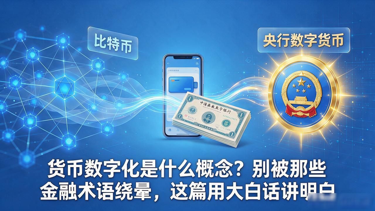 货币数字化是什么概念？别被那些金融术语绕晕，这篇用大白话讲明白