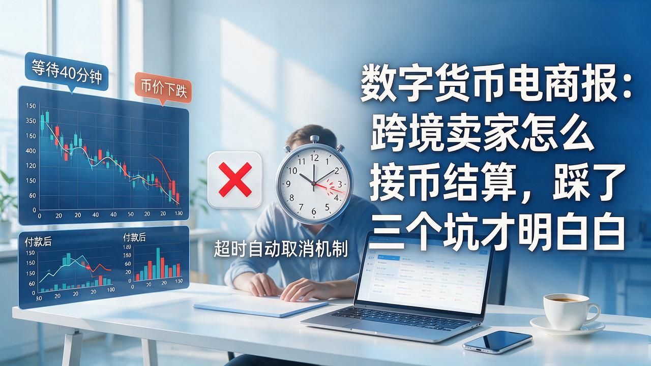数字货币电商报:跨境卖家怎么接币结算,踩了三个坑才明白