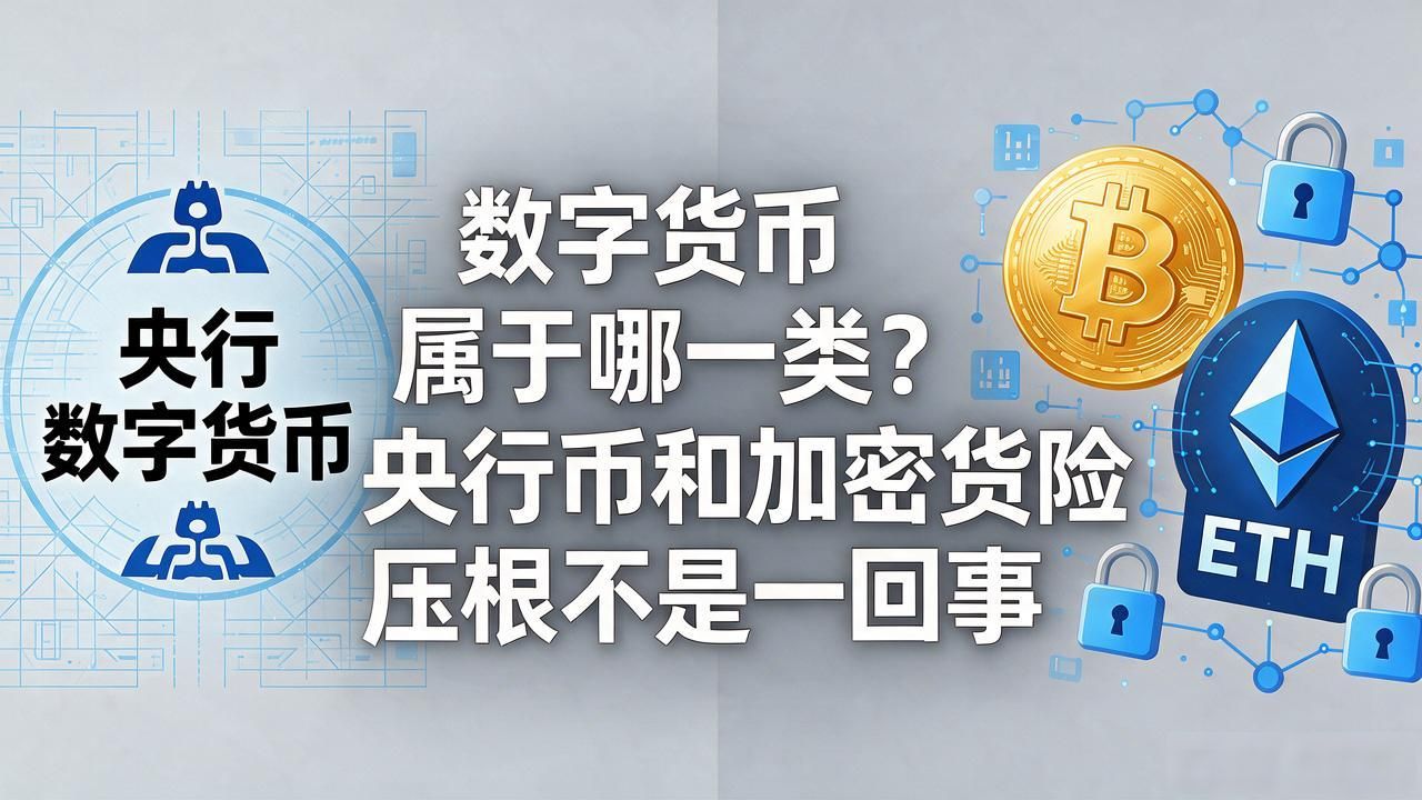 数字货币属于哪一类?央行币和加密货币压根不是一回事