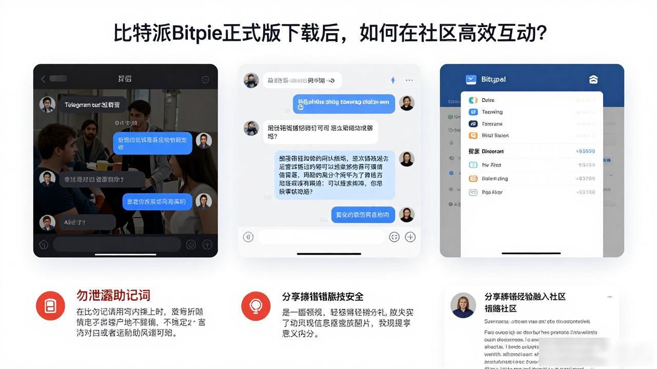 比特派Bitpie正式版下载后，如何在社区高效互动？