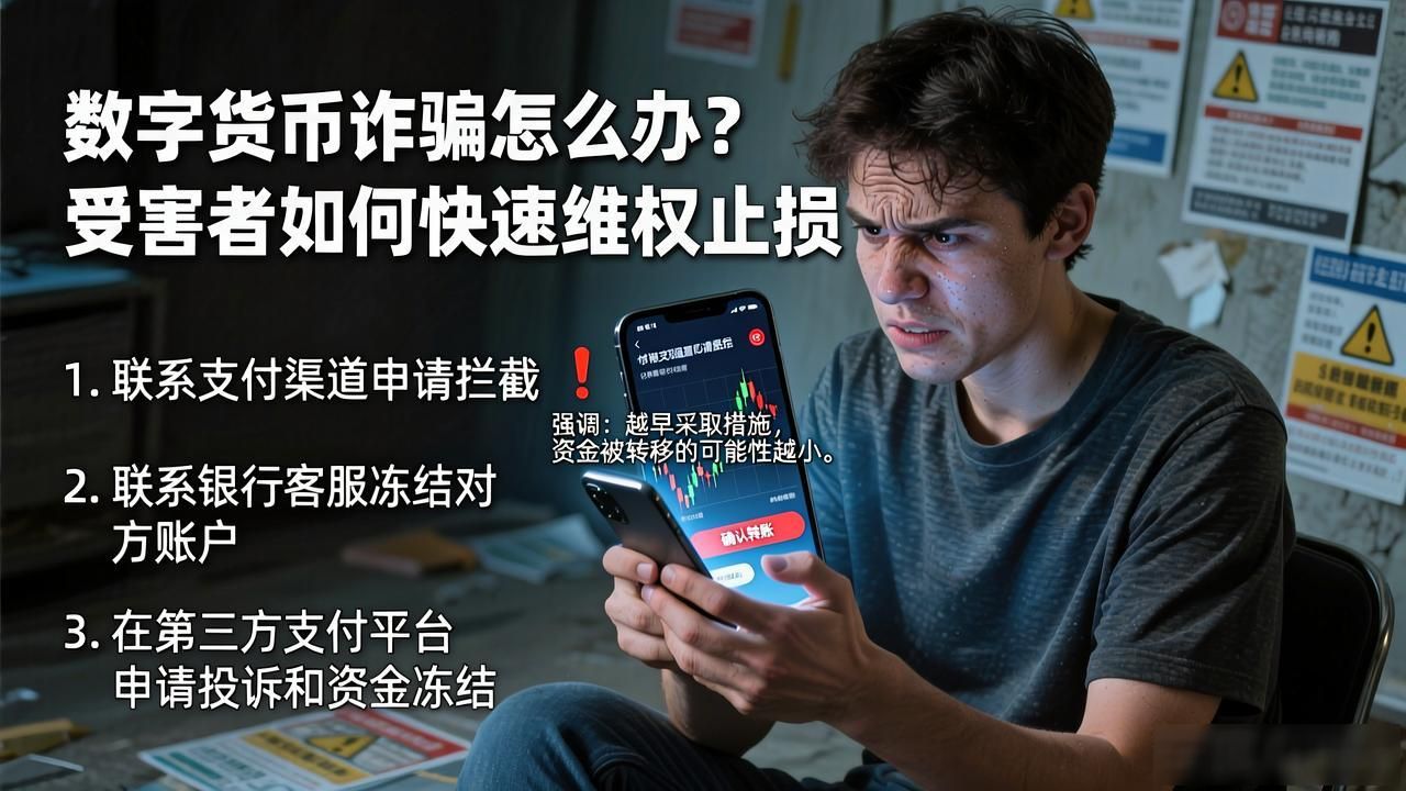 数字货币诈骗怎么办？受害者如何快速维权止损