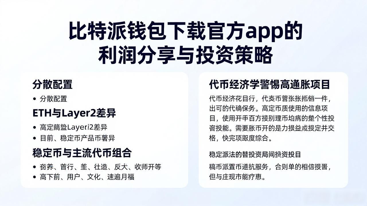 比特派钱包下载官方app的利润分享与投资策略