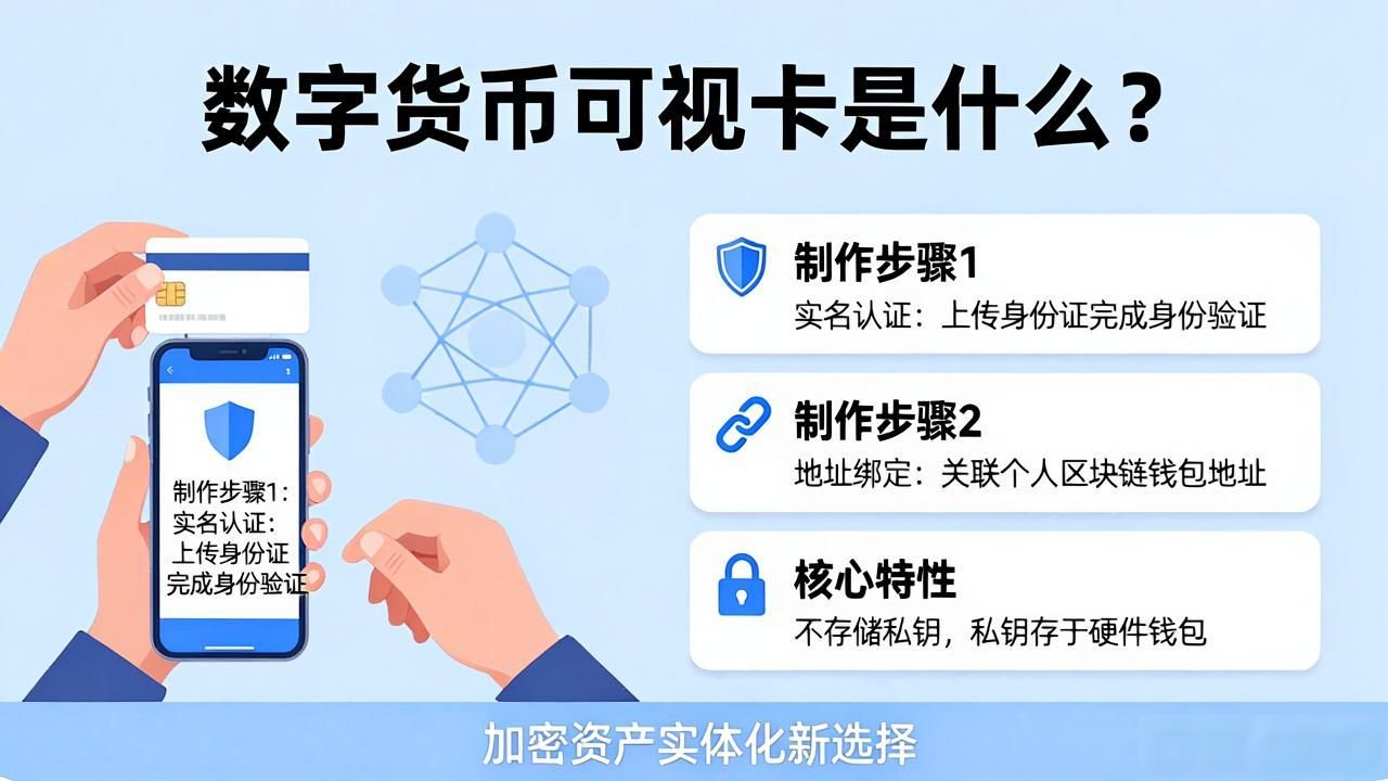 数字货币可视卡是什么？加密资产实体化新选择