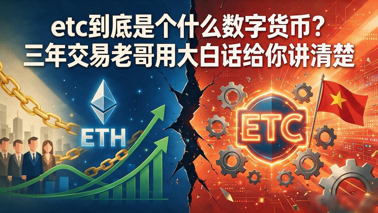 etc到底是个什么数字货币？三年交易老哥用大白话给你讲清楚