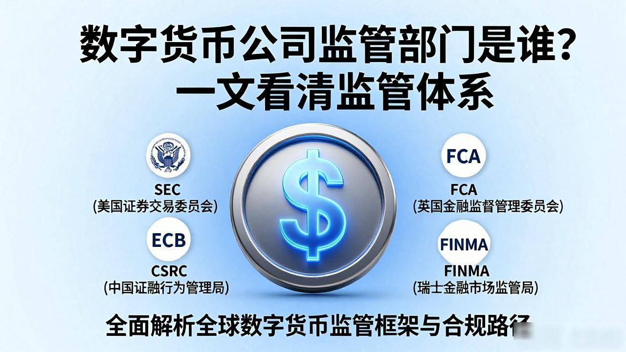 数字货币公司监管部门是谁？一文看清监管体系
