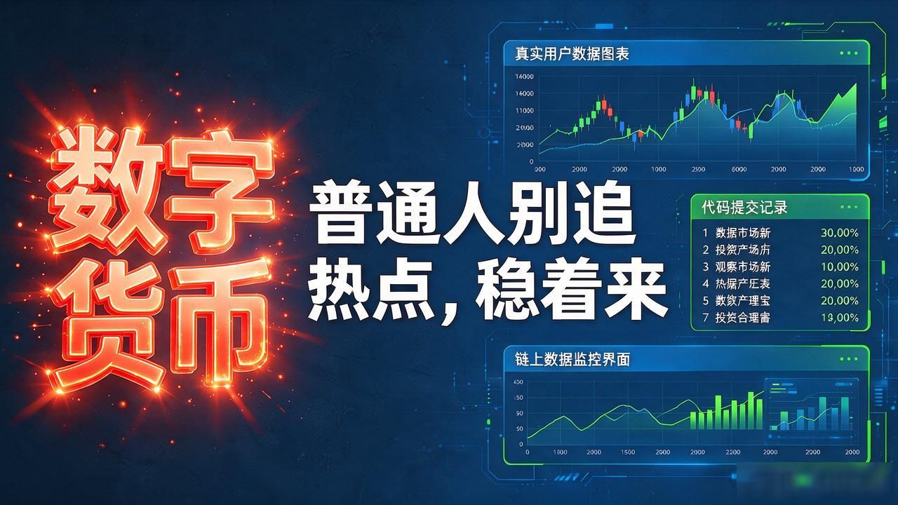 数字货币投什么好？普通人别追热点，稳着来