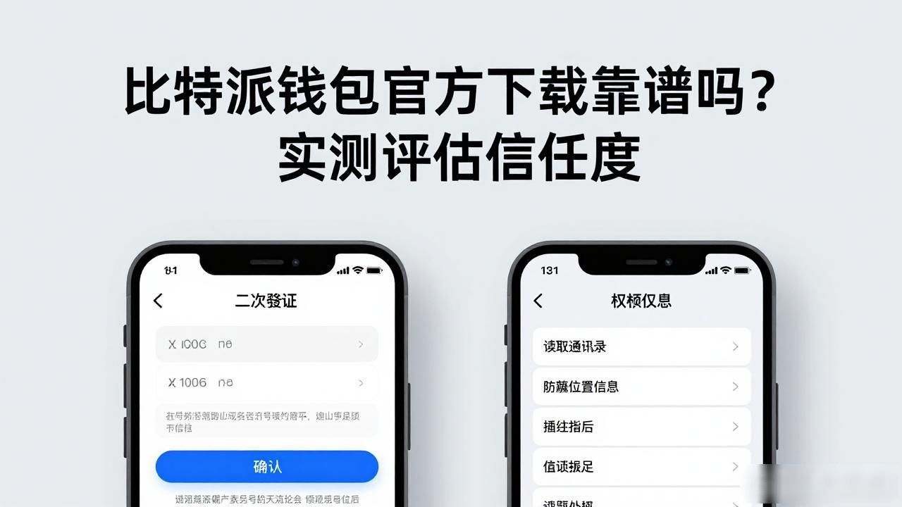 比特派钱包官方下载靠谱吗?实测评估信任度