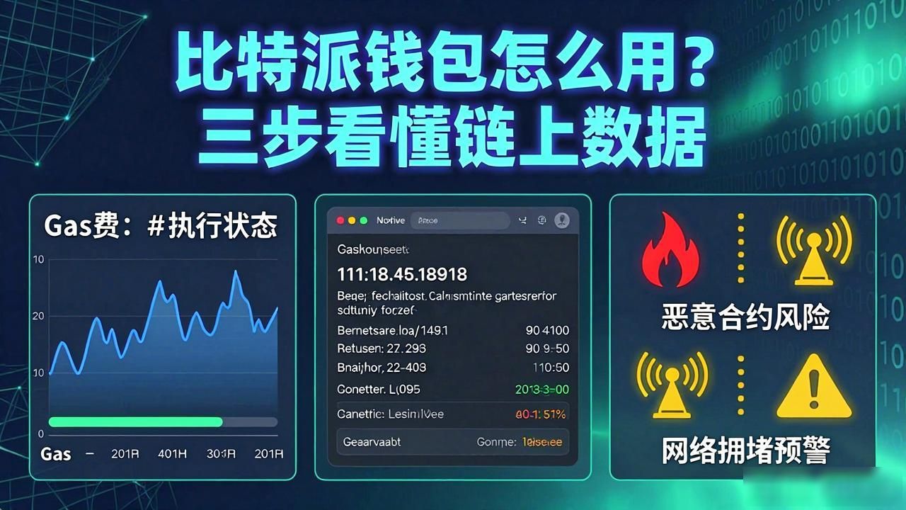 比特派钱包怎么用？三步看懂链上数据