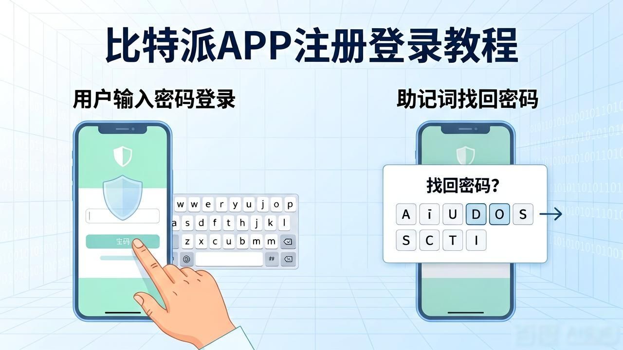 比特派官方下载教程:注册登录只需三步