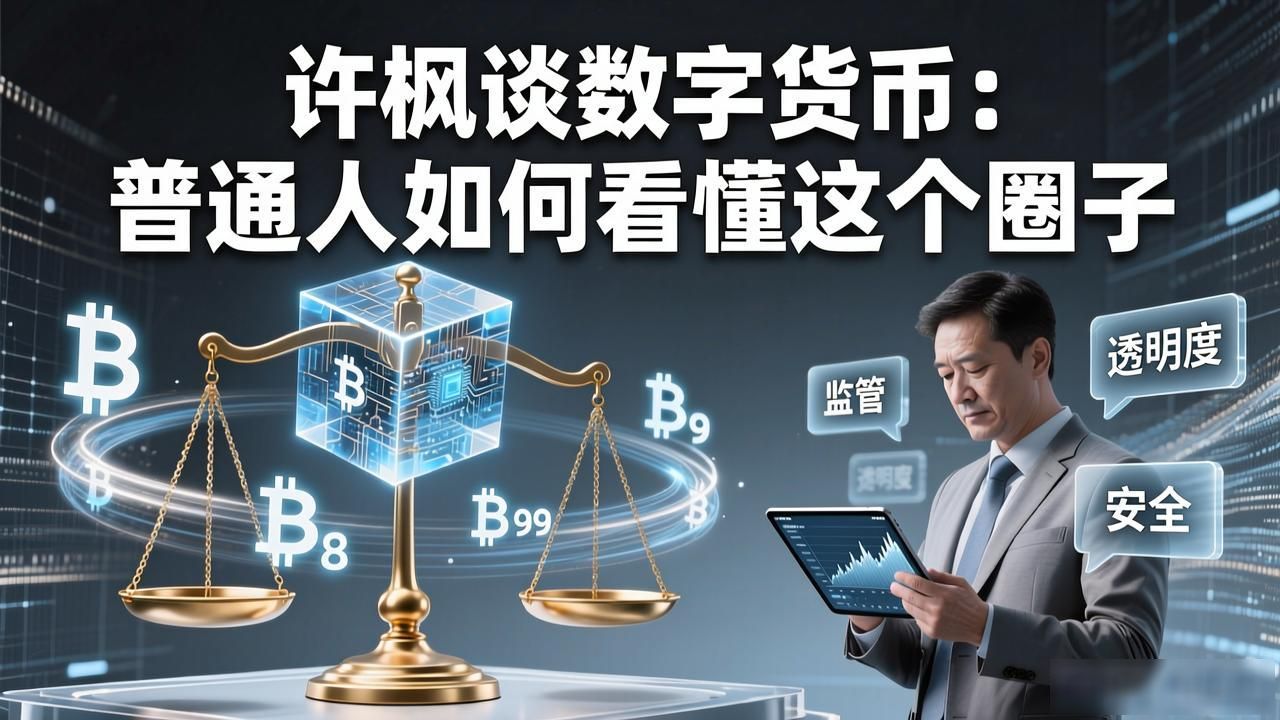 许枫谈数字货币：普通人如何看懂这个圈子