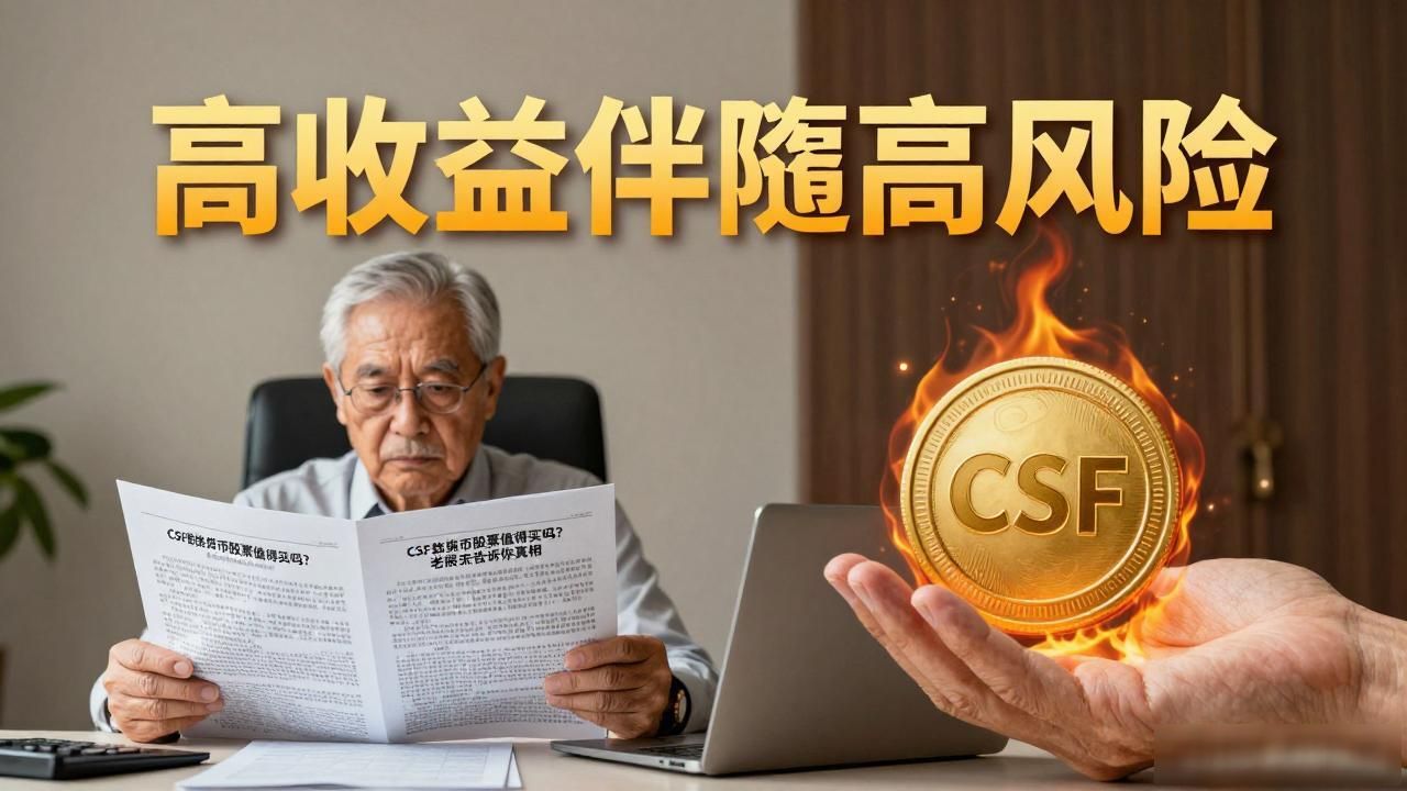 CSF数字货币股票值得买吗？老股民告诉你真相