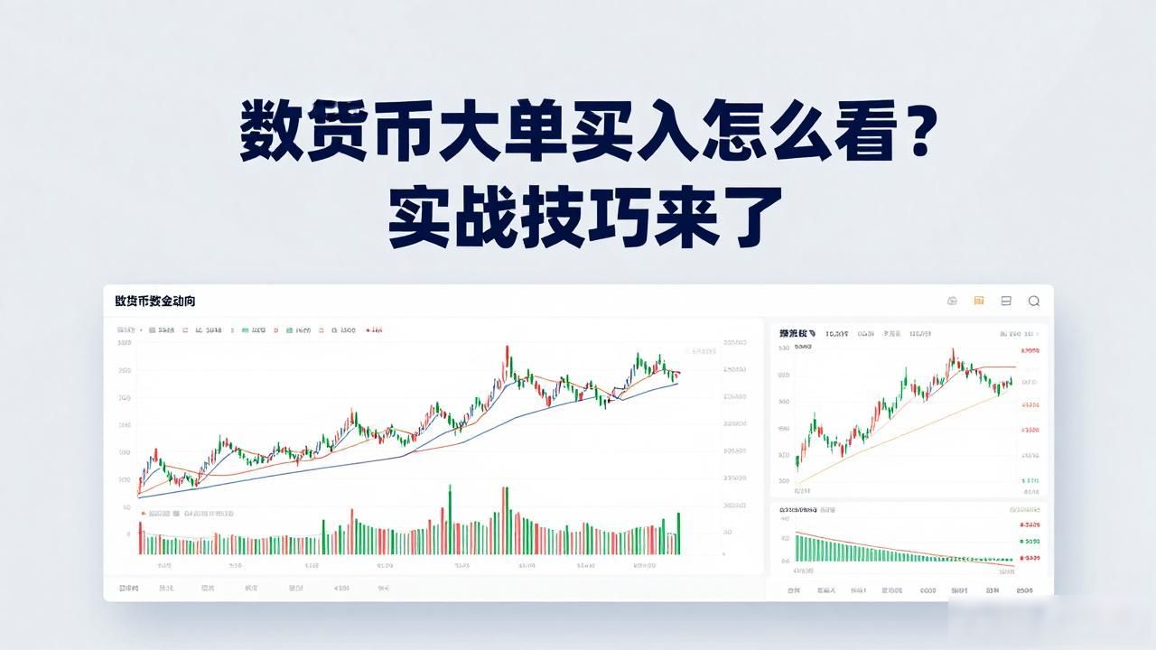数字货币大单买入怎么看?实战技巧来了