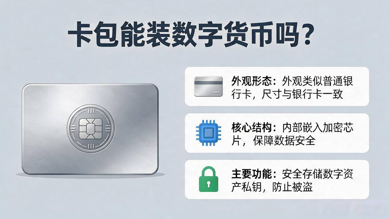 卡包能装数字货币吗？一文给你讲清楚
