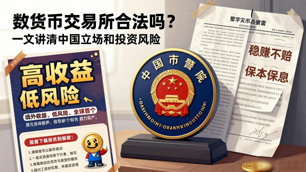 数字货币交易所合法吗？一文讲清中国立场和投资风险