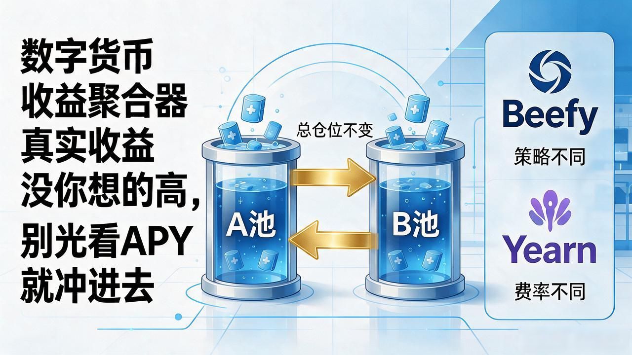 数字货币收益聚合器真实收益没你想的高，别光看APY就冲进去