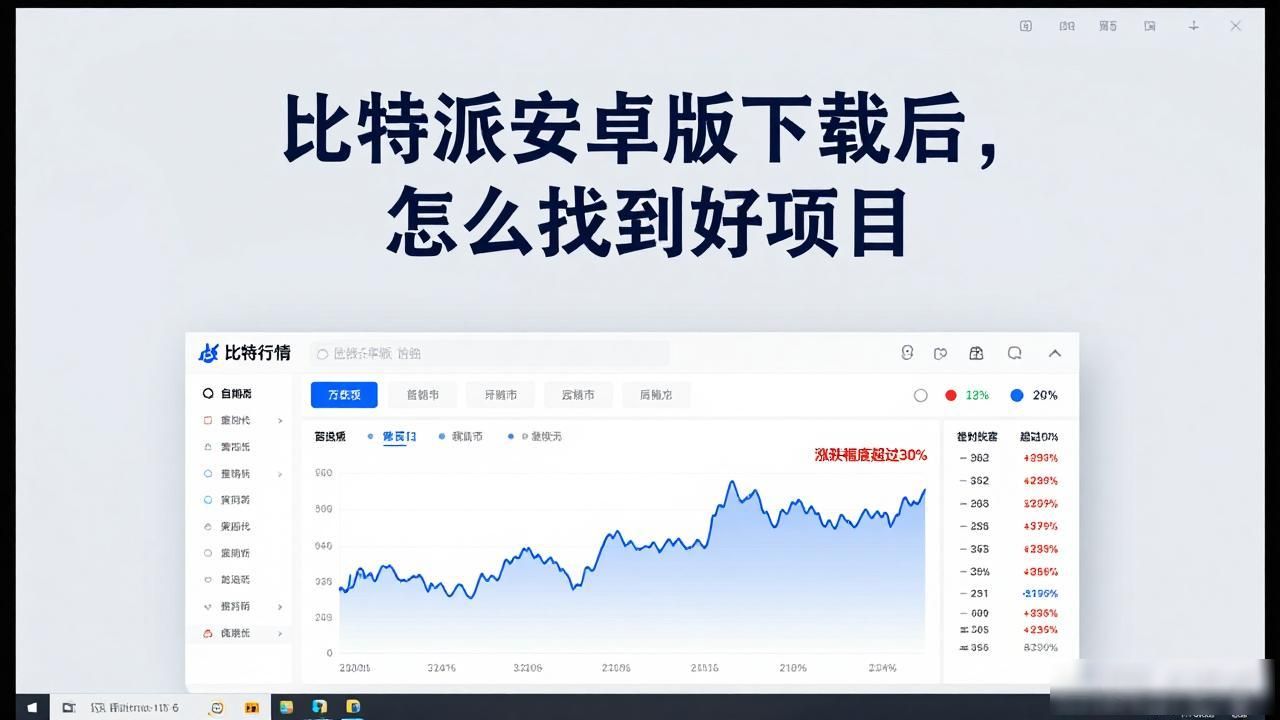 比特派安卓版下载后，怎么找到好项目