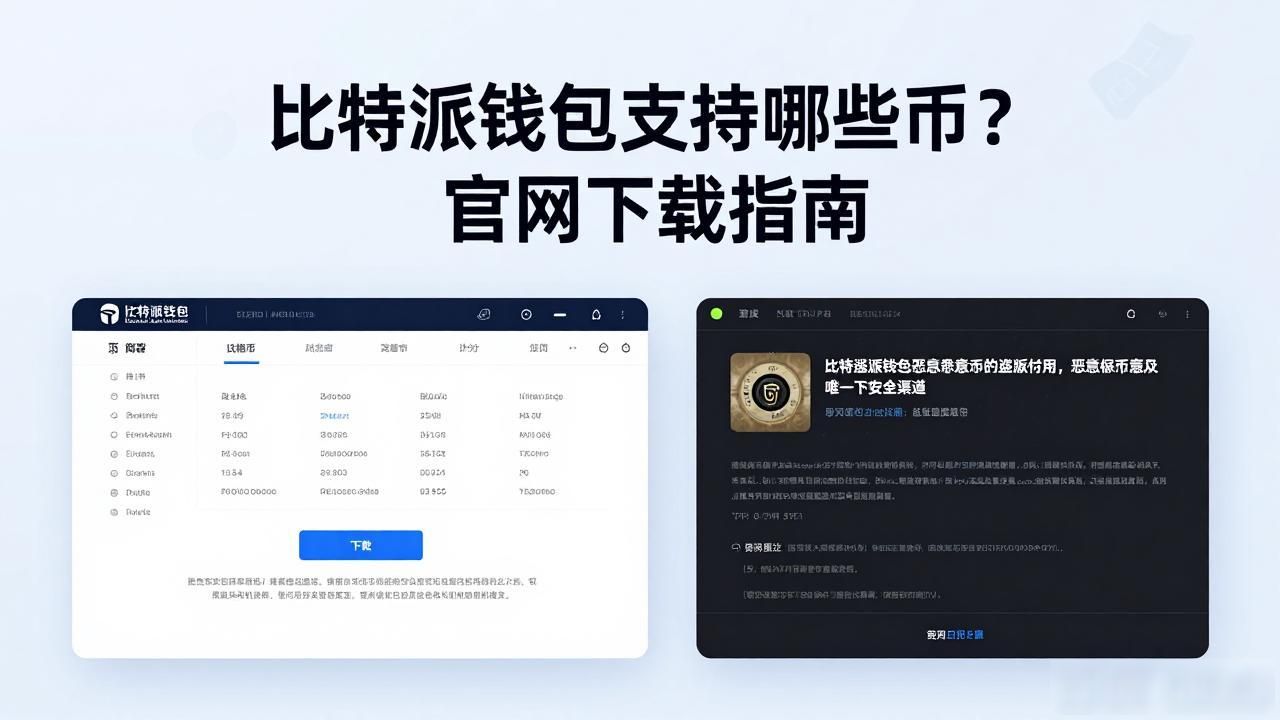 比特派钱包支持哪些币？官网下载指南