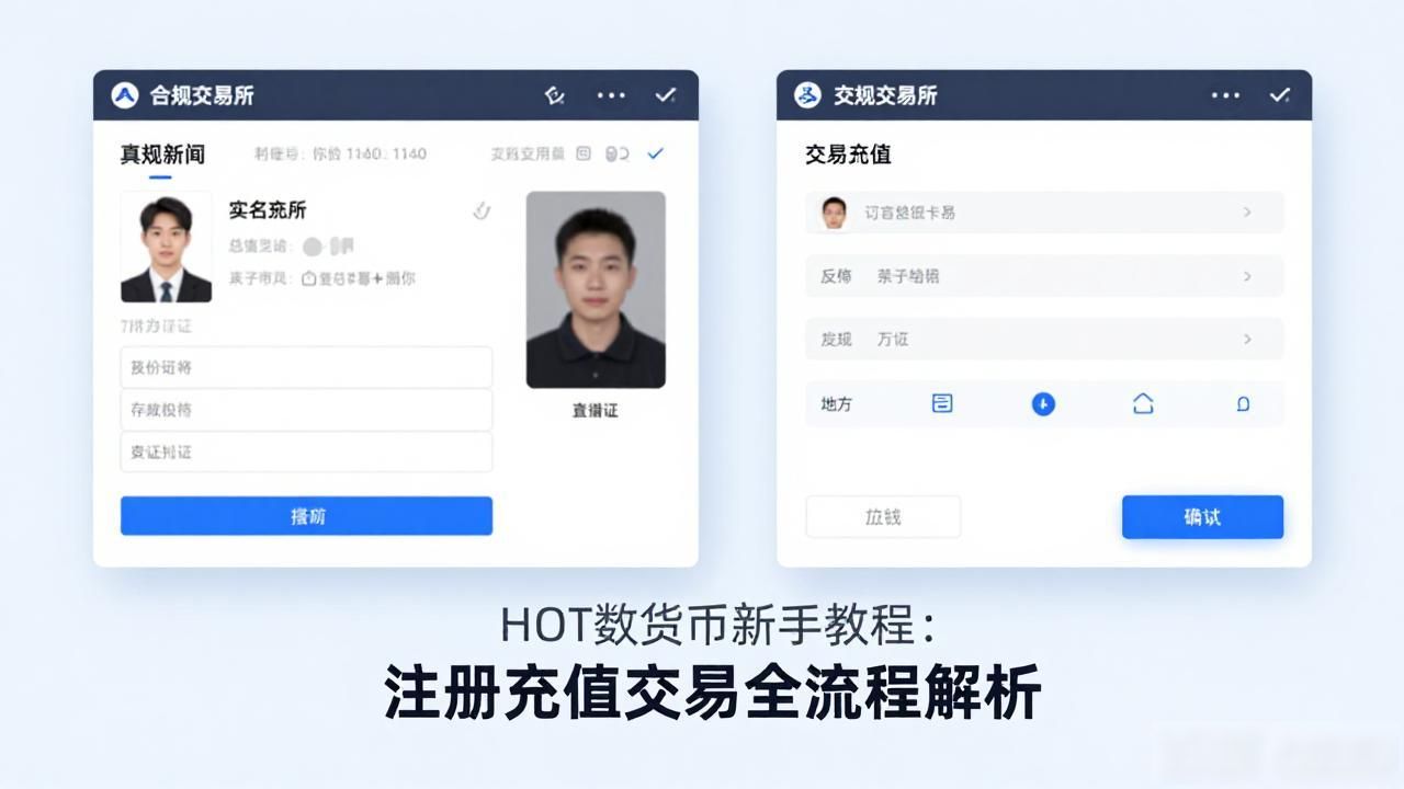 HOT数字货币新手教程：注册充值交易全流程解析