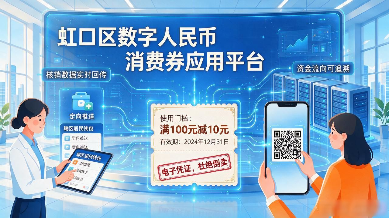 虹口数字货币应用现状：商户如何接入收款，消费券怎么发放使用